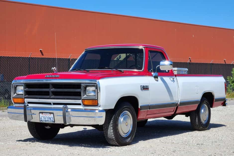 1989 Dodge Ram (1981-1993) sold for $21,500