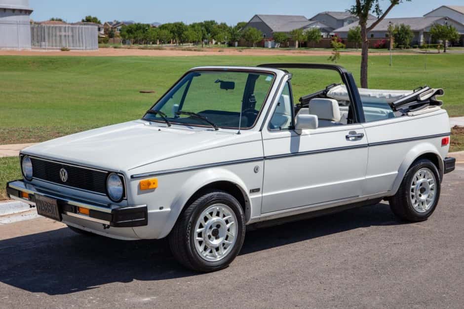 1987 Volkswagen Golf/Rabbit Cabriolet sold for $27,000