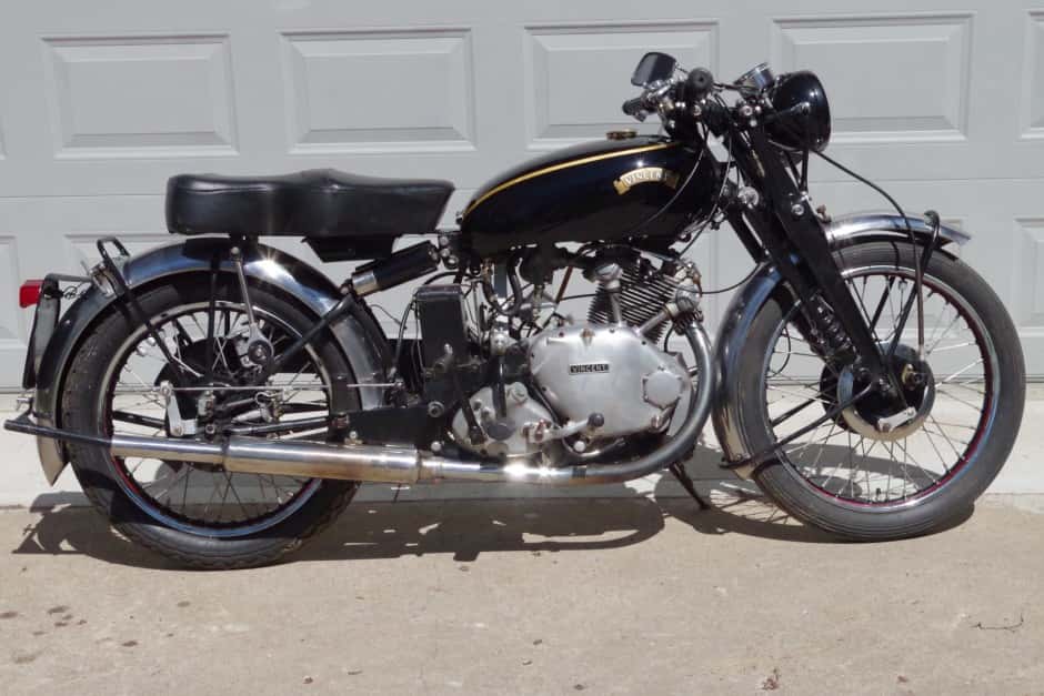 1951 Vincent Comet sold for $21,999