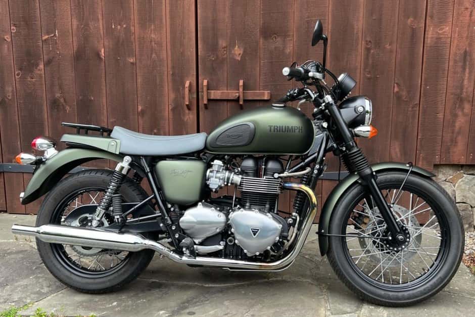 2013 Triumph New Bonneville (2000+) sold for $10,250