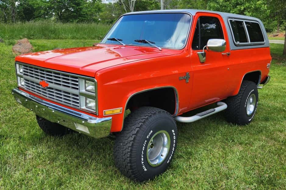 1982 Chevrolet K5 Blazer 1973-1991 sold for $30,015