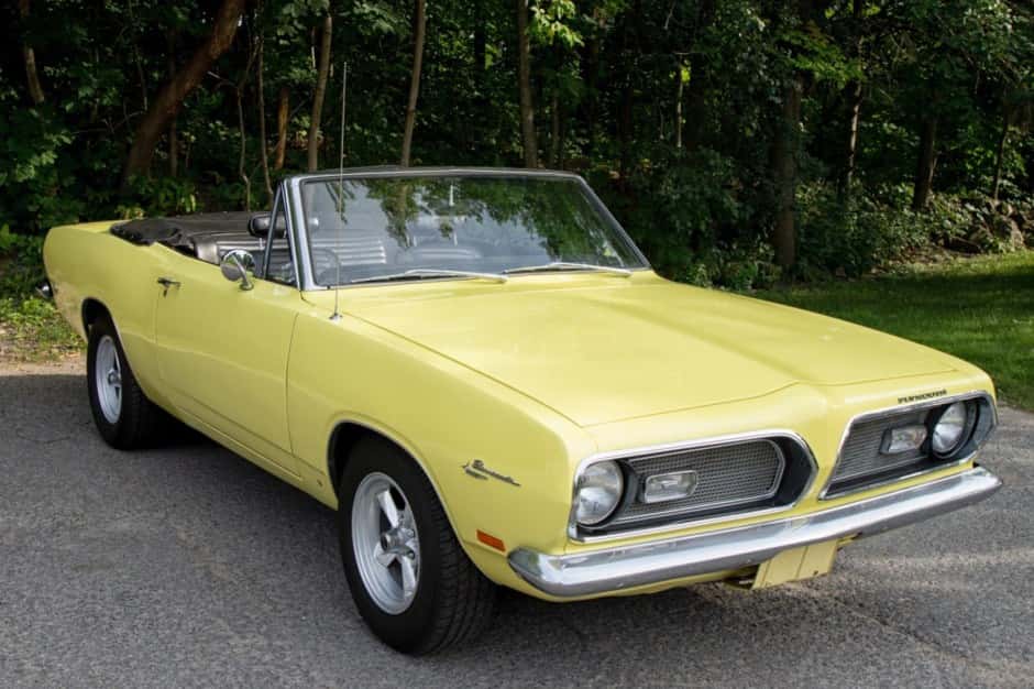 1969 Plymouth Barracuda sold for $23,500
