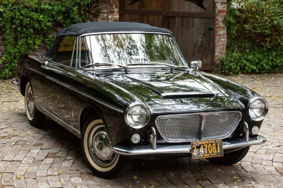 1959 Fiat Pininfarina Coupe and Cabriolet sold for $20,500