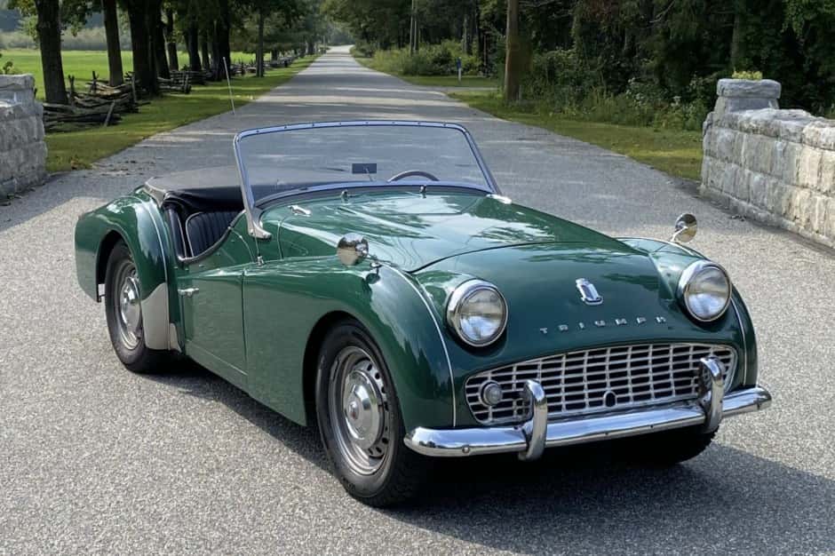 1959 Triumph TR3 sold for $16,750