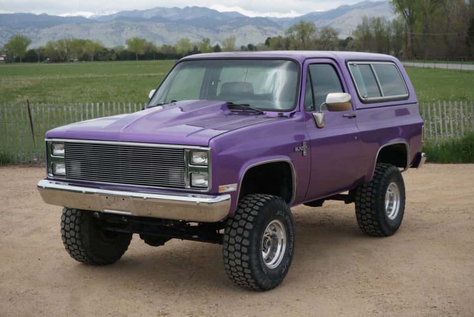 1985 Chevrolet K5 Blazer 1973-1991 sold for $19,850