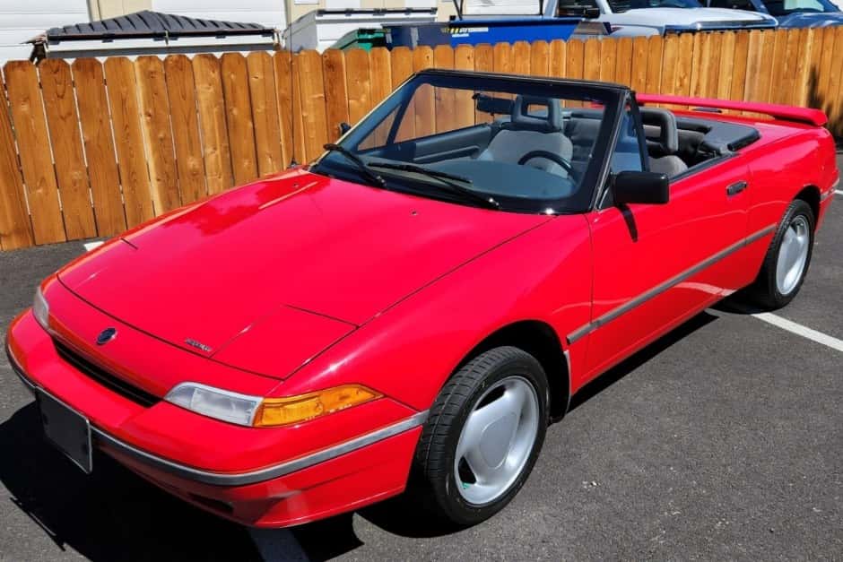 1992 Mercury Capri sold for $7,800