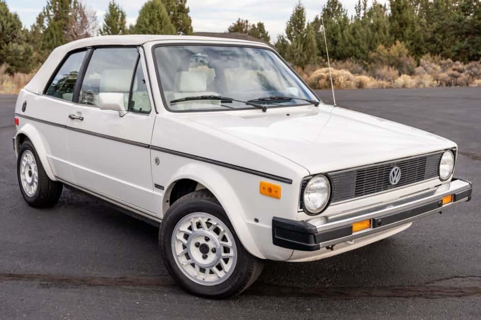 1987 Volkswagen Golf/Rabbit Cabriolet sold for $22,500