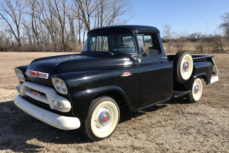 1959 GMC Blue Chip Pickup (1955-1959) sold for $14,800