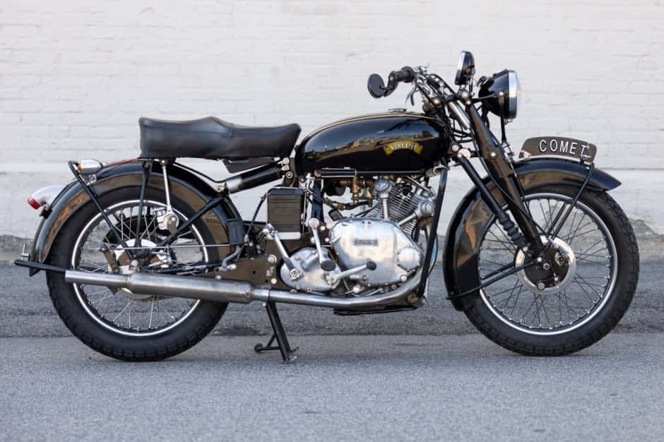 1952 Vincent Comet sold for $21,750