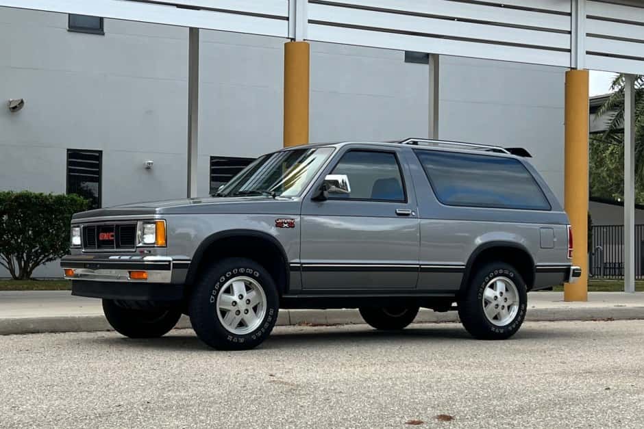 1987 GMC S-15 Jimmy sold for $28,000