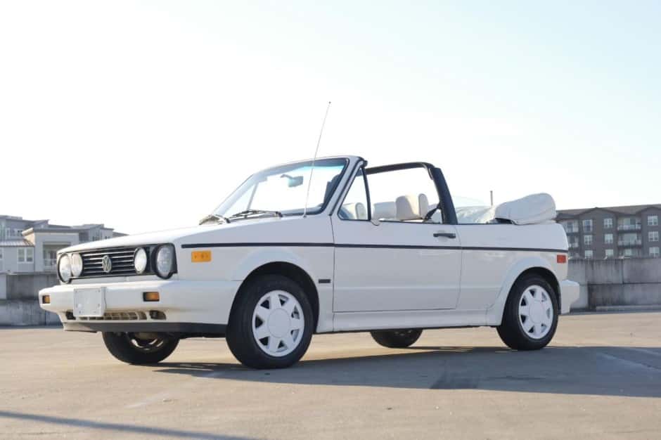 1992 Volkswagen Golf/Rabbit Cabriolet sold for $18,250