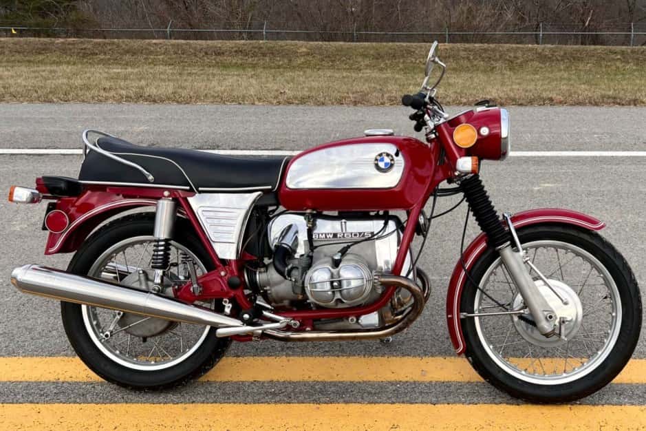 1973 BMW Motorcycles sold for $10,500