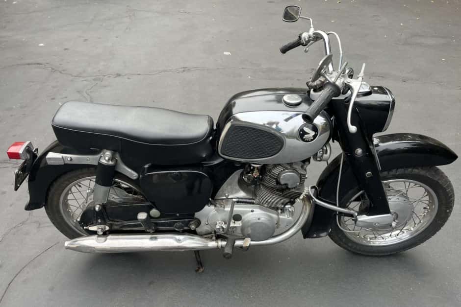 1963 Honda Dream, CB77 Super Hawk, & CL77 Scrambler sold for $3,500