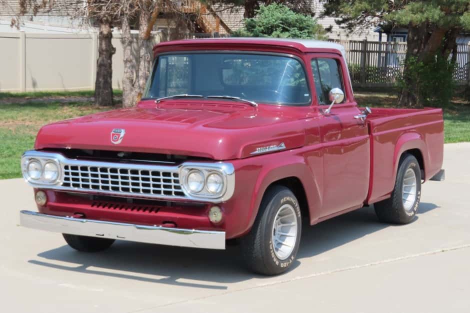 1958 Ford F-Series 1957-1960 sold for $14,500