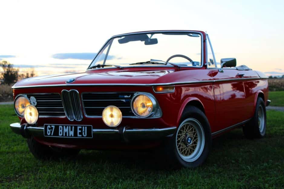 1967 BMW 02 Series Cabriolet sold for $63,500