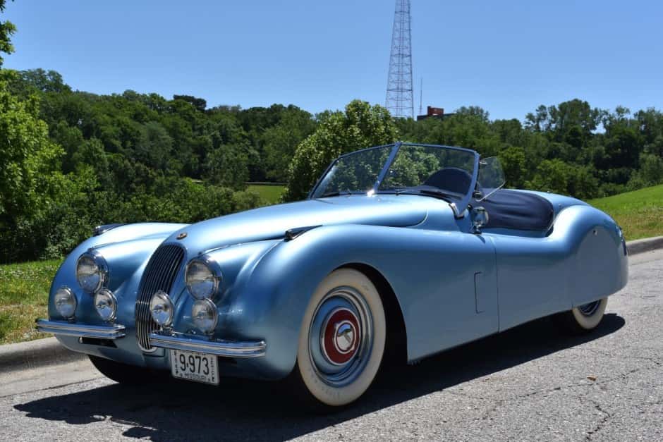 1951 Jaguar XK120 sold for $75,000