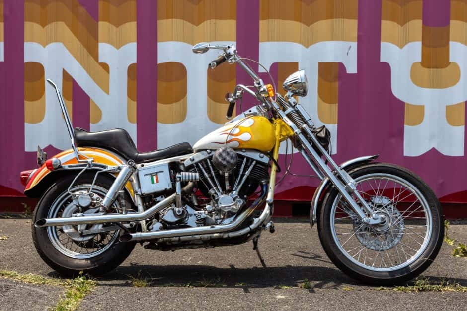 1977 Harley-Davidson Shovelhead sold for $7,400