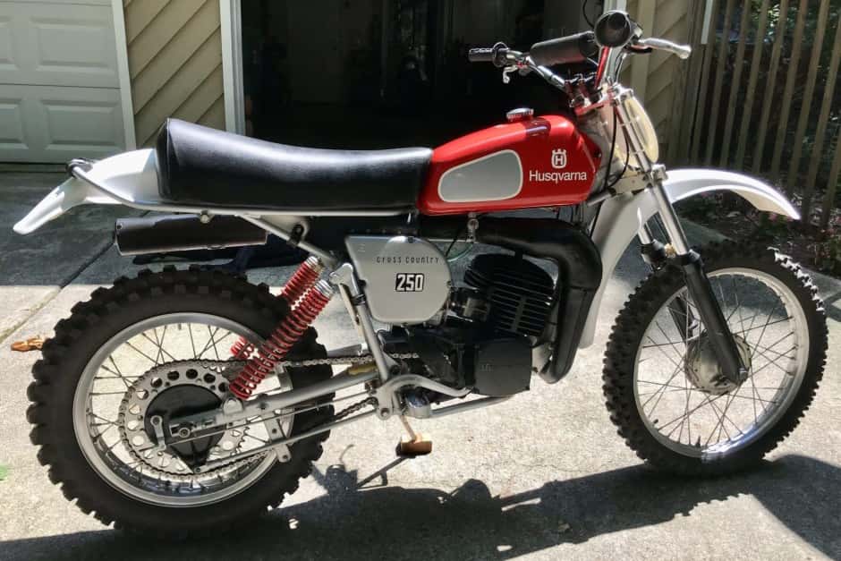1976 Husqvarna WR sold for $3,100