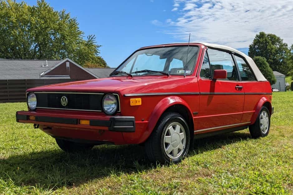 1987 Volkswagen Golf/Rabbit Cabriolet sold for $15,000