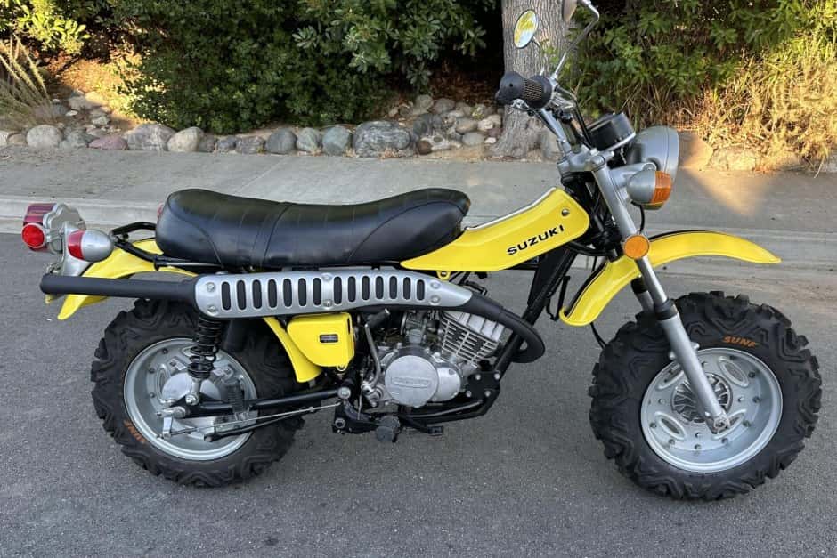 1974 Suzuki Motorcycles sold for $3,150