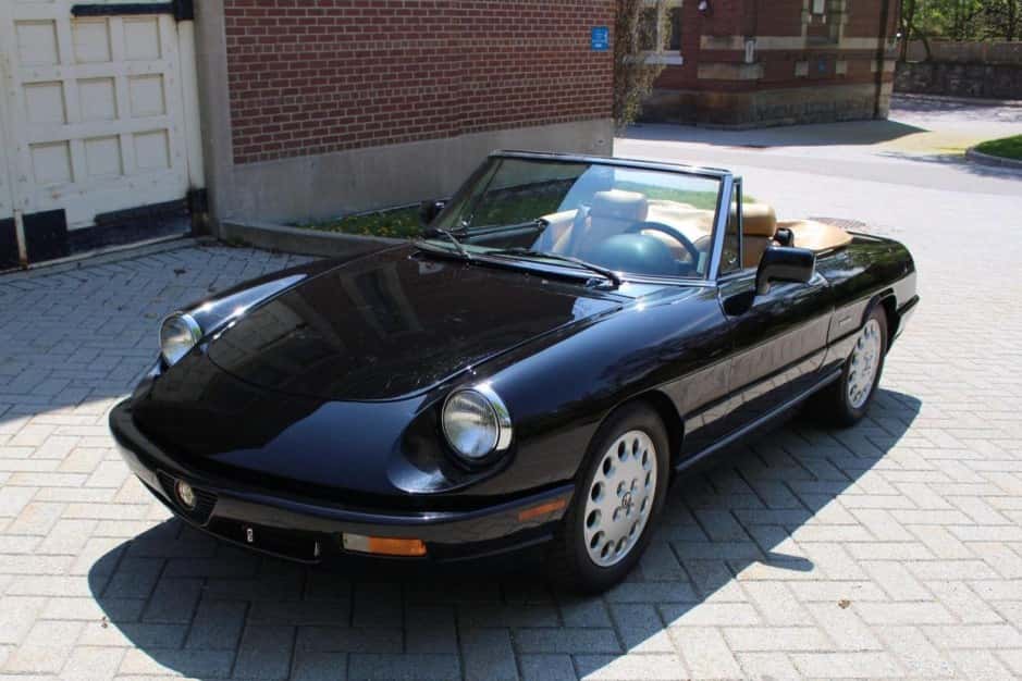 1992 Alfa Romeo 105/115 Spider Series 4 sold for $8,950
