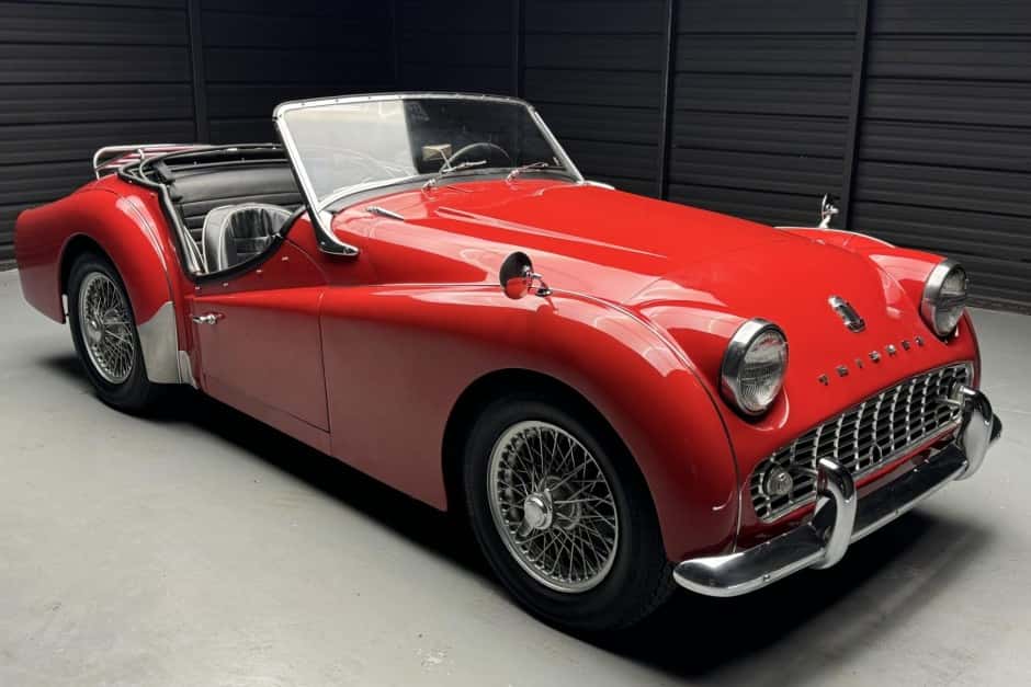 1959 Triumph TR3 sold for $20,000