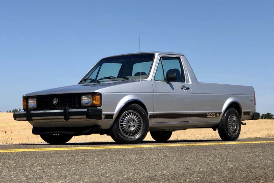 1982 Volkswagen Caddy & Rabbit Pickup sold for $10,000