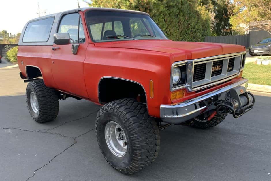 1973 GMC Jimmy (1973-1991) sold for $19,500