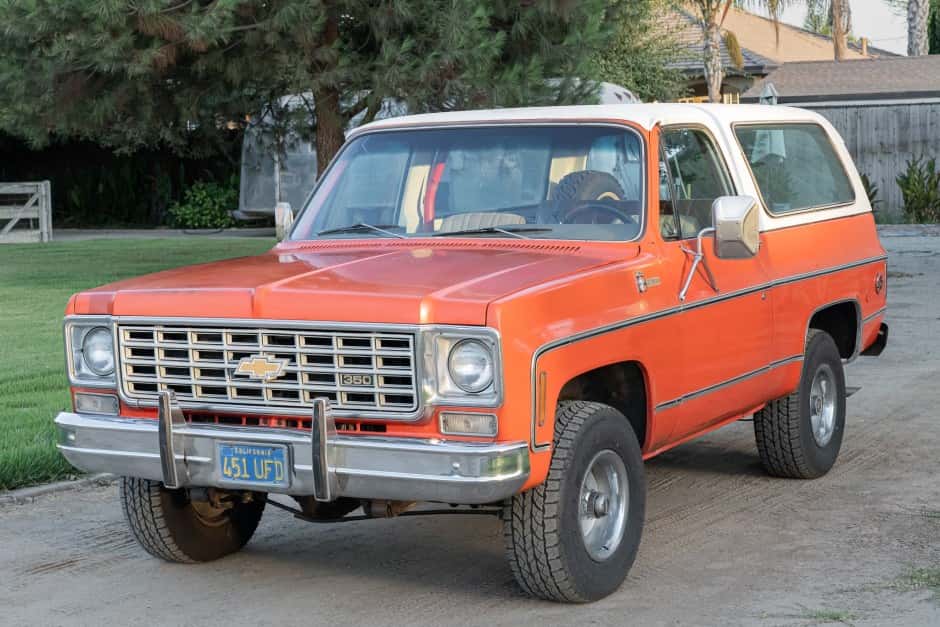 1975 Chevrolet K5 Blazer 1973-1991 sold for $23,250