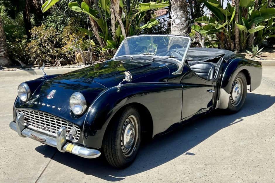 1959 Triumph TR3 sold for $9,700