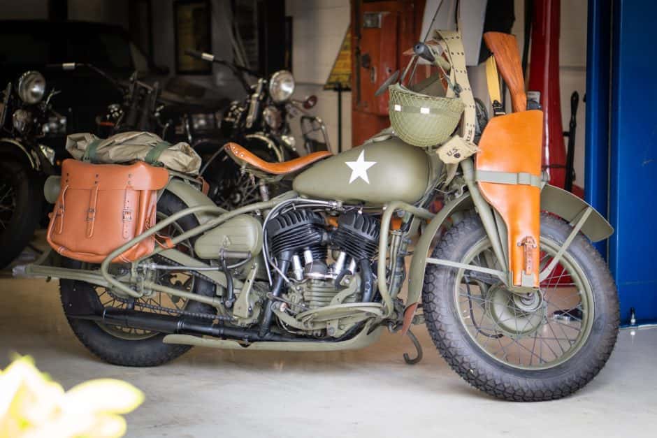 1942 Harley-Davidson 45 Flathead (1929-1975) sold for $28,500