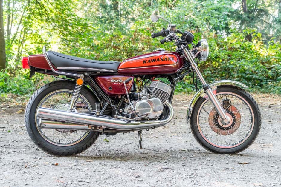 1974 Kawasaki H1 Mach III sold for $9,100