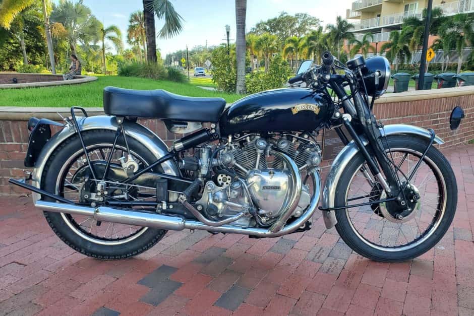 1953 Vincent Rapide sold for $66,600