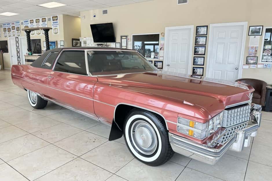 1974 Cadillac DeVille sold for $21,750