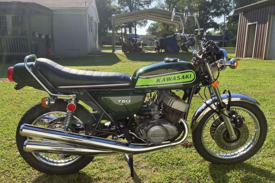 1974 Kawasaki H2 Mach IV sold for $12,300