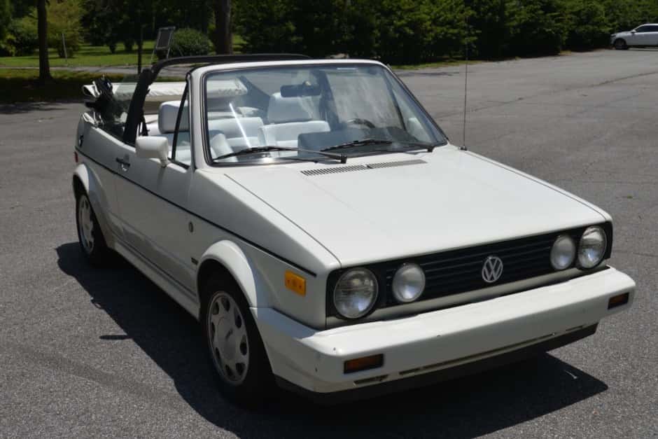 1992 Volkswagen Golf/Rabbit Cabriolet sold for $26,000