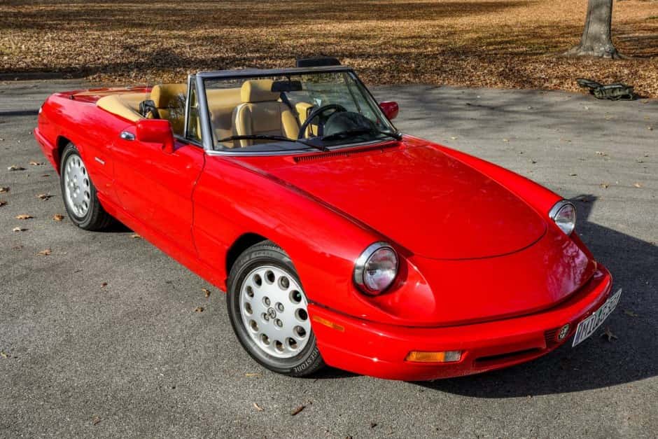 1991 Alfa Romeo 105/115 Spider Series 4 sold for $23,750