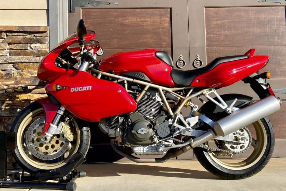 1999 Ducati 750, 800, 900, & 1000 Supersport (1988-2007) sold for $8,700