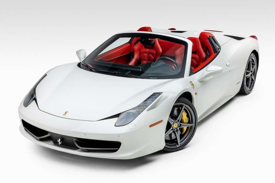 2012 Ferrari 458 sold for $249,669