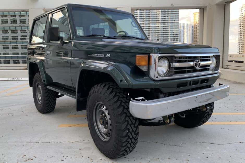 1995 Toyota Land Cruiser 70-Series sold for $33,000