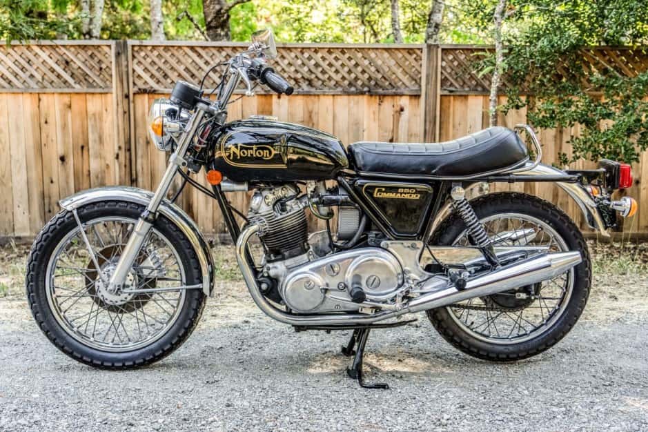 1974 Norton Commando sold for $8,500