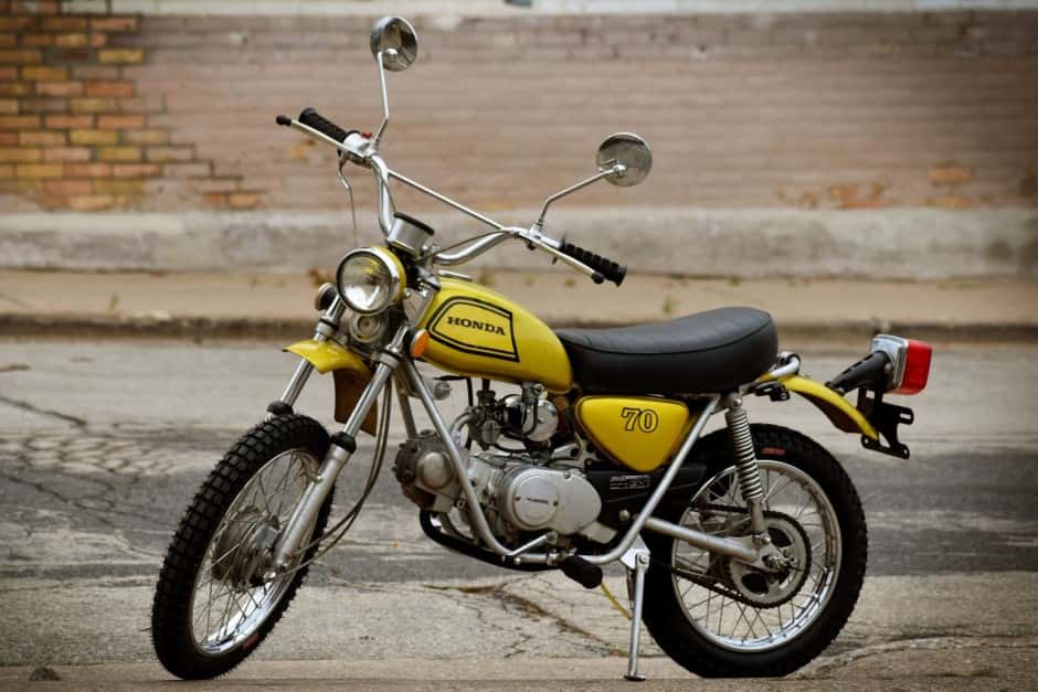 1973 Honda SL Motosport sold for $4,585