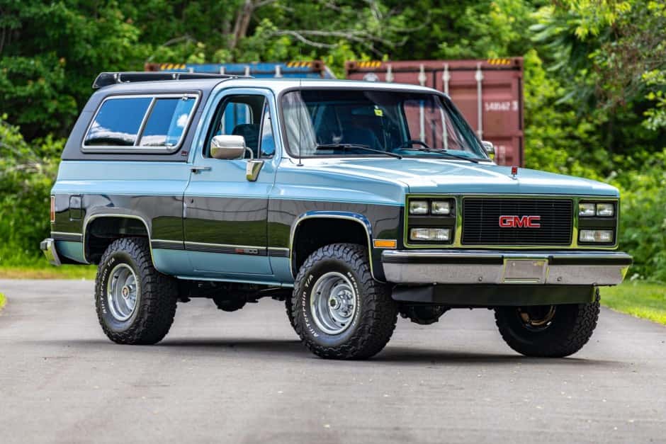 1989 GMC Jimmy (1973-1991) sold for $60,500