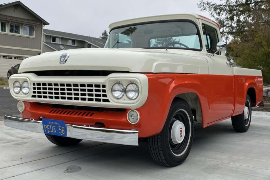 1958 Ford F-Series 1957-1960 sold for $15,500