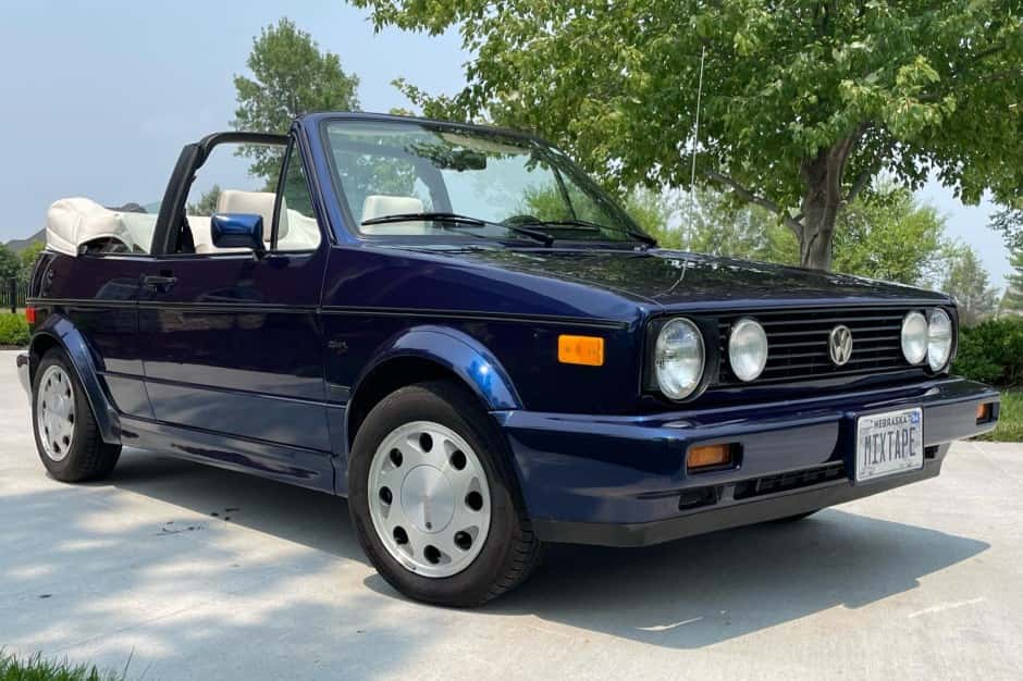 1993 Volkswagen Golf/Rabbit Cabriolet sold for $24,000