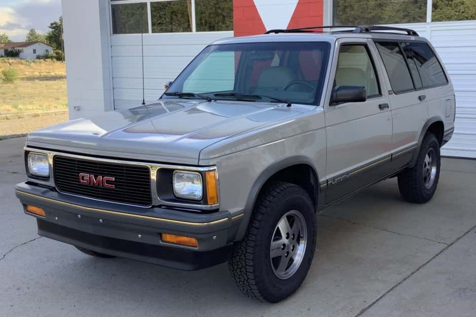 1993 GMC S-15 Jimmy sold for $11,250