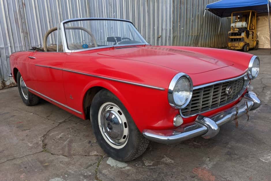 1965 Fiat Pininfarina Coupe and Cabriolet sold for $5,500