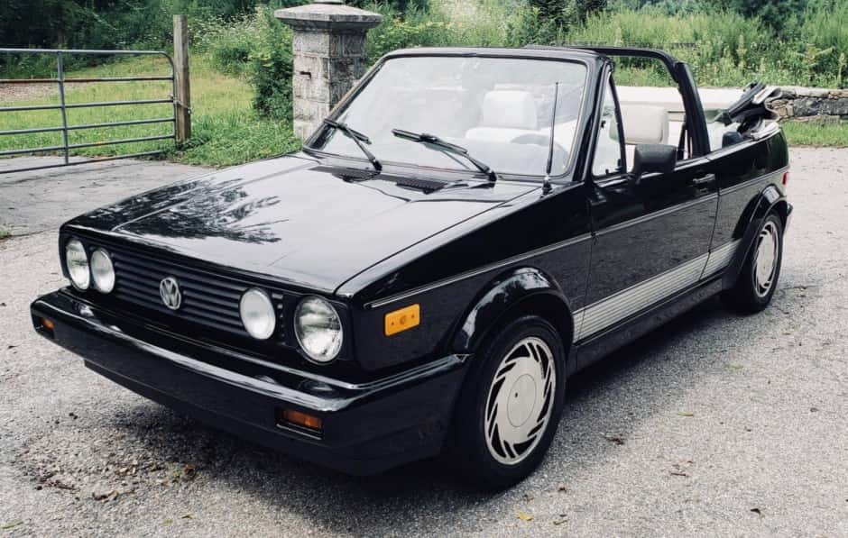 1988 Volkswagen Golf/Rabbit Cabriolet sold for $7,650