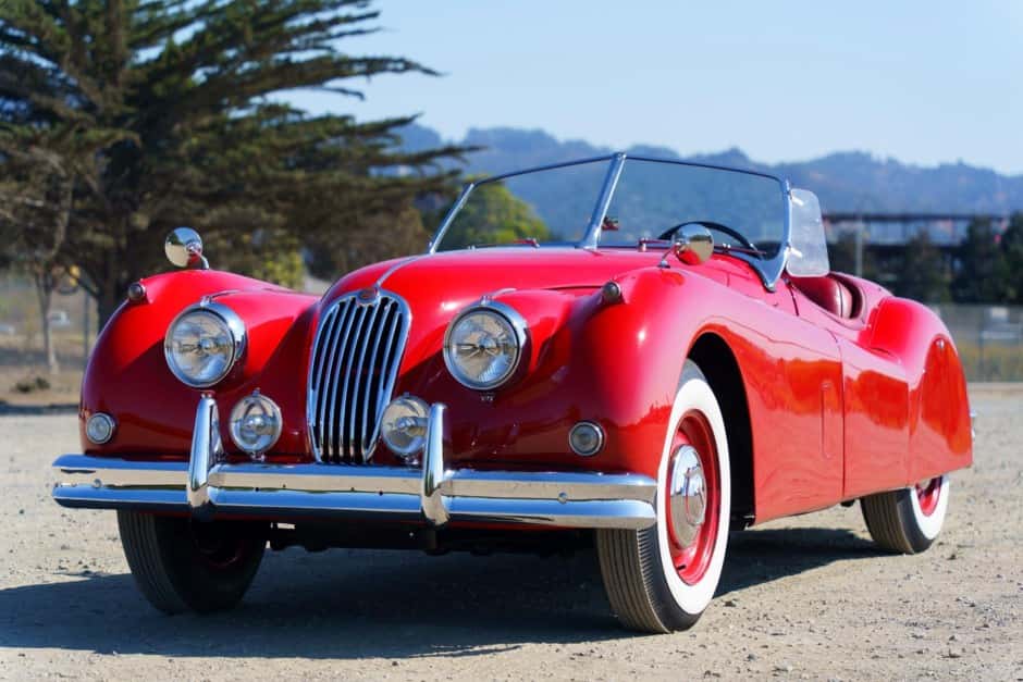 1957 Jaguar XK140 sold for $64,500