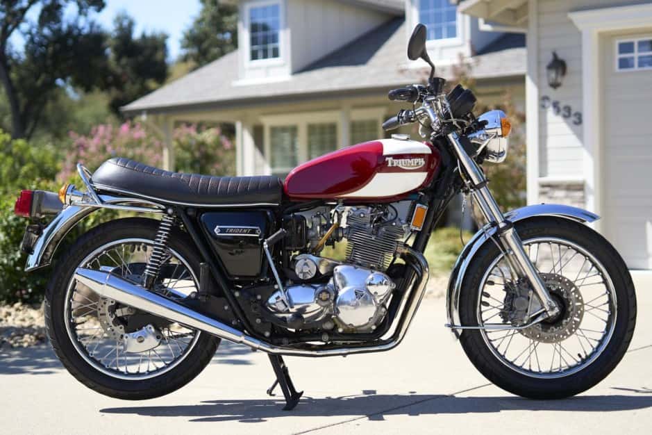 1975 Triumph Trident sold for $14,750